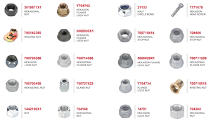 Tuerca de Bloqueo Hexagonal AGCO MF2270 para Empacadoras 70931277, Piezas de Maquinaria Agrícola, 1 Año de Garantía, Origen China - Product Image 5