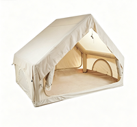 Carpa Inflable para Acampar al Aire Libre, de Una Habitación, para las Cuatro Estaciones, Impermeable, Espaciosa, Fácil de Instalar, Refugio de Glamping de Lujo, Oxford 5-8