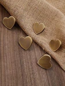 Hot Sale Solid <strong>Antique</strong> Brass Heart <strong>Drawer</strong> Pulls and <strong>Knobs</strong> for Kids' Room Lovely Kitchen Cabinet <strong>Knob</strong> Bronze - Product Image 4