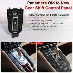 สำหรับ Porsche Panamera 2010-2016 อุปกรณ์ตกแต่งรถยนต์ ชุดตกแต่งภายในคอนโซลกลางแบบดิจิทัล แผงเปลี่ยนเกียร์ - Product Image 3