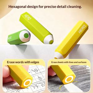 Gomma Esagonale per Cancellare Senza Residui, Ultra Pulita, Anti-Graffio, Collezione Speciale per Studenti, Creativa, Non Tossica, Cina - Product Image 4
