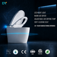 WC intelligent DaYan Villa Project, cuvette monobloc, siège chauffant, chasse d'eau à activation par pied, IPX4, économie d'énergie, vente en gros