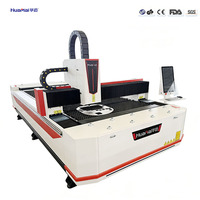 Machine de découpe laser à fibre CNC AI 3000W-60000W pour tôles métalliques, acier inoxydable, acier au carbone, aluminium, laiton, cuivre, découpeuse de métaux 1530