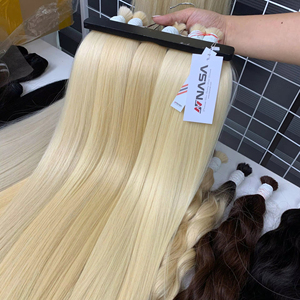 Extensiones de cabello a granel Producto de Venta caliente 2024 color rubio toda la longitud 100% Virgen vietnamita sedoso y suave - Product Image 1
