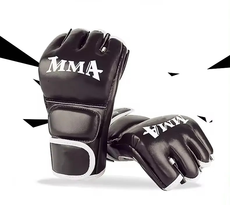 Sanda Training MMA Muay Thai boxe combattimento Sandbag sparring guantoni da boxe mezze dita