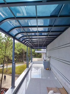 Tùy chỉnh chuyên nghiệp rõ ràng phiên bản PC tán khung nhôm tán cung cấp bảo vệ ngoài trời - Product Image 5