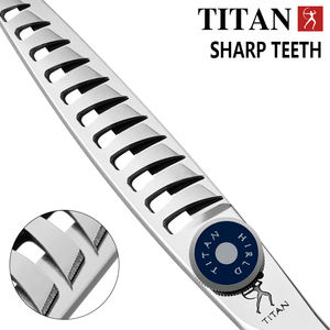 Titan Gunting Rambut Profesional Jepang VG10 Berkualitas Tinggi CNC, Gunting Penipis Rambut untuk Penata Rambut, Tingkat Potongan Besar - Product Image 5