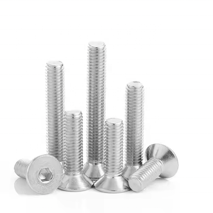 Vis à tête fraisée hexagonale en acier inoxydable 304 316 de haute qualité au meilleur prix, vis à six pans creux, vis métriques - Product Image 5