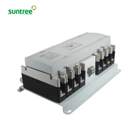 Mini ATS 110V/220V 32A 2P Contrôleur ATS Générateur 3 pôles Commutateur de transfert automatique double alimentation