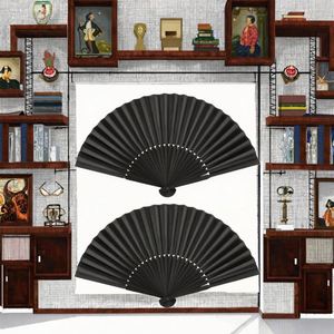 Classic Black Vintage <b>Hand</b> <b>Fan</b> New Arrival Folding <b>Fans</b> for Dance Wedding Party Ordinary Style Novelty Gifts - Product Image 2