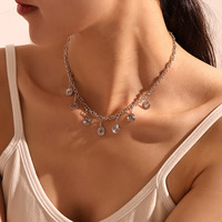 Parure de bijoux en acier inoxydable plaqué or, style vintage, avec boucles d'oreilles pendantes à motif cercle et pompon, collier et bracelet de cheville pour femme, idéale pour les fêtes et les cadeaux