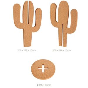 Cactus Shape <span class=keywords><strong>PUSH</strong></span> PIN Cork ข้อความ BOARD Cork <span class=keywords><strong>Bulletin</strong></span> Board อุปกรณ์สำนักงาน - Product Image 4