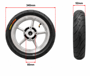 Ruedas Supermoto HSKABIN <span class=keywords><strong>Kenda</strong></span> Curve de 12 Pulgadas Listas para Enviar, para Motocicleta Eléctrica Tuttio Yozma, Llantas Cromadas - Product Image 6