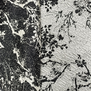 Đen trắng hoa Mẫu sợi nhuộm Jacquard thổ cẩm thiết kế Tailor thổ cẩm vải cho hàng may mặc - Product Image 4