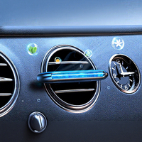 Diffuseur d'huiles essentielles pour voiture, clip métallique pour grille d'aération, évaporation naturelle, élimination des odeurs, parfum longue durée (sans électricité)