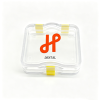Boîte de rangement pour prothèses dentaires OEM PS PE avec film protecteur, conteneur transparent en plastique pour fausses dents, étui multifonctionnel pour salle de bain, maison et voyage