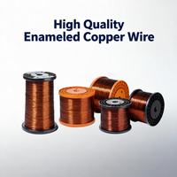 Alambre de Cobre Esmaltado de Alta Frecuencia Recubierto de Seda de 0.03mm 0.05mm 0.08mm 0.1mm 0.2mm para Uso Industrial