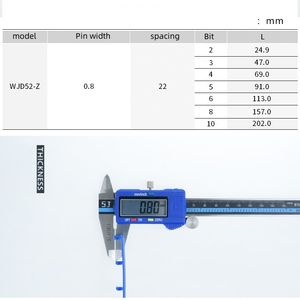 Barre de relais Jumper 16/22/29,6 mm, pas des broches 2-10, 2-10 broches |   Lien de court-circuit en forme de U pour relais intermédiaire |   Connecteur de rail DIN sans outil - Product Image 5