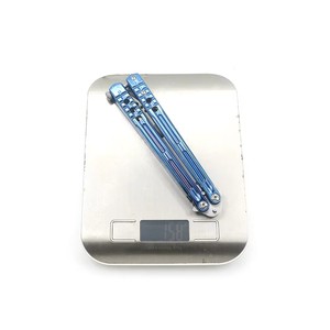 <strong>Butterfly</strong> Training <strong>Knife</strong> 420 - Blade Without sharp Edge, Zinc Alloy Handle, Foldable Practice Multi-functional <strong>Knife</strong> - Product Image 5