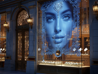 Usine 3D Transparent Hologramme LED Écran d'affichage pour ascenseur Magasin de détail Publicité métro Holographique Intérieur LED Affichage