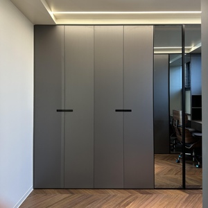 Armario Moderno de Madera de Abedul con 3 <span class=keywords><strong>Cajones</strong></span> y 2 Estantes, Ecológico, Duradero, con Cerradura, Altura Ajustable de 2m-5m, Almacenamiento para Dormitorio y Hogar - Product Image 6
