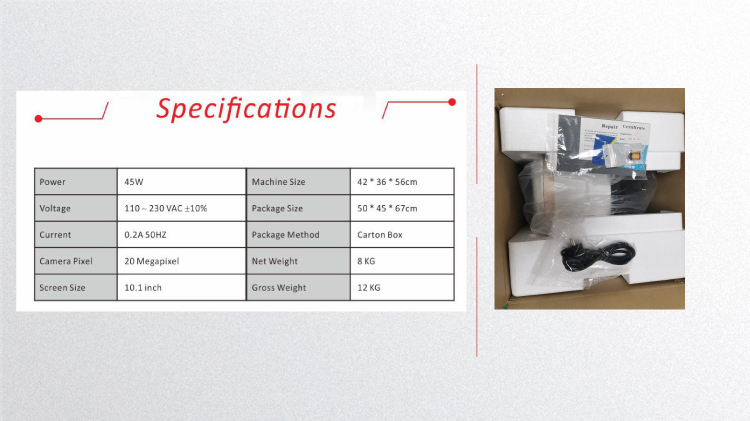 Skin Wrinkle Professional Skin Analyzer Machine With Tablet