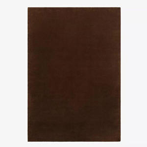 Tapis de luxe 100% laine brun chocolat |   Tapis d'appoint en velours texturé Deep Espresso - Product Image 2
