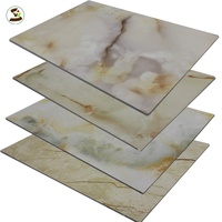 Panneaux muraux en plastique de salle de bains, feuille transparente, 4x8, étanches pour la décoration intérieure, 50 pièces