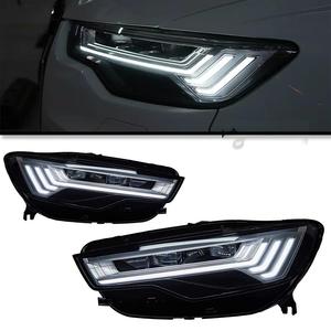 Conjunto de Faros Delanteros LED Bi-Beam de Cinco Barras para Audi A6L C7 (2012-2018), Diseño Especial, Actualización de Lente, 6000k, Luz Dinámica, Nuevo - Product Image 5