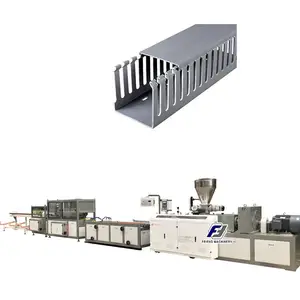 Fire-resistent plastic PVC cable trunking production line PVC Wiring Duct extruder machine