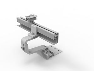 Structure de montage de panneaux solaires, rail en aluminium, tuiles de toit, kits solaires complets, accessoires solaires, pince intermédiaire et pince d'extrémité - Product Image 5