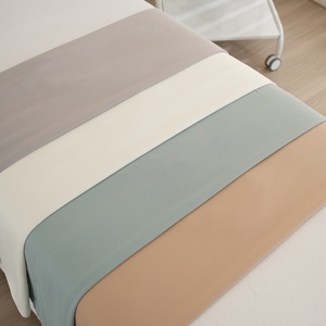 Drap <span class=keywords><strong>de</strong></span> table <span class=keywords><strong>de</strong></span> massage plat 240x140cm avec trou pour le visage Couvre-lit en coton pour le visage Drap <span class=keywords><strong>de</strong></span> table <span class=keywords><strong>de</strong></span> massage avec logo personnalisé - Product Image 3