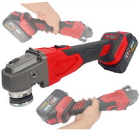 Meuleuse d'angle multifonctionnelle sans fil Li-ion 125 mm à vitesse variable 18 V haute vitesse 9500 tr/min pour décapage de rouille