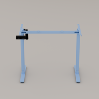 PRORIALS Cadre de bureau debout électrique moderne à moteur unique, réglable en hauteur, en acier inoxydable, ergonomique et intelligent pour le bureau