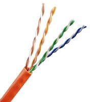 Cable de Red UTP Cat5 Cat5e de Cobre CCA para Interiores, Personalizado de Fábrica, 305m 1000Ft, Certificado CE ROHS, Alta Velocidad