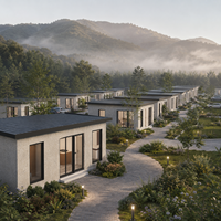 Maison modulaire personnalisable, maison préfabriquée avec une disposition flexible, assemblage rapide et performance d'isolation thermique de qualité supérieure