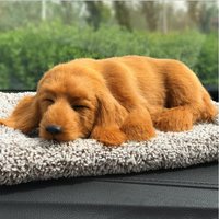 Figurine artisanale en peluche pour Animal, Animal coulant, respirant, carapeur, type chiot dormeur