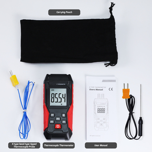 Termómetro Digital Tipo K con Termopar, Sonda de Acero Inoxidable, Sensor de Temperatura con Cable, Función de Retención de Datos y Retroiluminación - Product Image 4