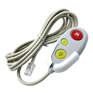 สวิตช์มือแบบสามปุ่มสายเคเบิลจี้สำหรับเรียกพยาบาล RJ45 - Product Image 1