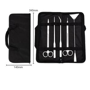 Outils d'aquarium longs en acier inoxydable de qualité supérieure, 4 pièces pincettes pour <span class=keywords><strong>plantes</strong></span> <span class=keywords><strong>aquatiques</strong></span>, ciseaux, spatule, Kits avec 1 chiffon de nettoyage-<span class=keywords><strong>acheter</strong></span> un Aquarium - Product Image 5