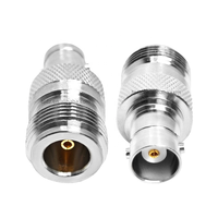 Convertisseur d'adaptateur Coaxial RF jack femelle de type N vers jack femelle BNC en stock n-type-feme-bnc-feme-feme-