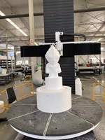 Routeur CNC 3D 5 axes RC pour la sculpture de mousse de polystyrène, le fraisage de statues en EPS et le travail du bois, avec moteur central