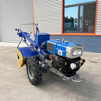 Machines agricoles tracteurs à pied diesel mini tracteur manuel agricole à deux roues