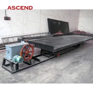 Ascend Shaking Table 6-S Model Recovery Fine Gold With High Efficiency 1-1.5tph Capacity Separator Gold Machine