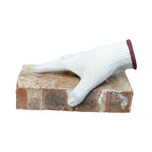 Guantes de moda de calibre 7 70 g/par Guante de algodón de trabajo blanco blanqueado Protección de manos de trabajo Guantes de seguridad industrial - Product Image 5