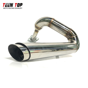 Sistema di Scarico Completo all'Ingrosso in Acciaio Inossidabile per <span class=keywords><strong>Moto</strong></span> Yamaha <span class=keywords><strong>Virago</strong></span> V Star/Dragstar 125/XV125/XV 125/XV250 - Product Image 6