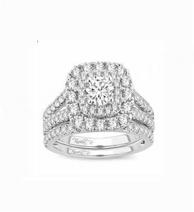 Anillo de Plata de Ley 925 con Moissanita Sintética, Corte Hexagonal, Moissanita con Gema de Plata que Brilla Más que los Diamantes - Product Image 1