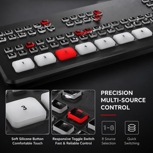 Mezclador de Video <span class=keywords><strong>ATEM</strong></span> <span class=keywords><strong>Mini</strong></span> Pro de 4 Entradas, Consola de Producción de Transmisión en Vivo, Grabación para Conferencias, Estudio y Radiodifusión - Product Image 2