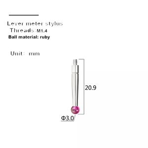 Indicador de palanca Stylus Thread M1.4/M1.6/M1.7/M1.8/M2.0 Ruby Ball Stylus Carburo Ball Stylus Sonda Punto de medición - Product Image 2