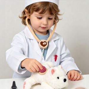 Juego Educativo Imaginativo de Animales de Peluche con Perro de Peluche, Kit de Doctor de Mascotas y Accesorios - Product Image 2